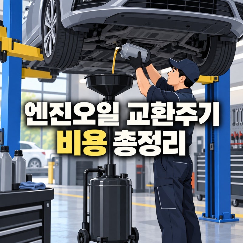 엔진오일 교환주기 기준과 차종별 블루핸즈 비용 총정리