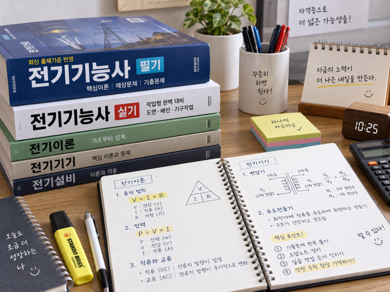 전기기능사 자격증이란? 필기·실기 시험과 준비 방법 정리