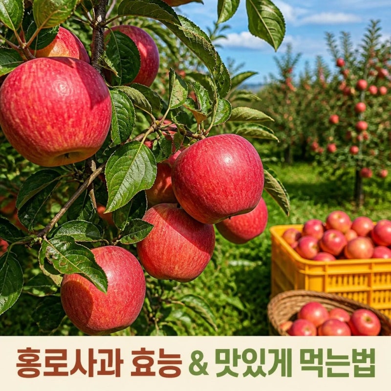 홍로사과가 유독 달게 느껴지는 이유, 효능부터 보관법까지