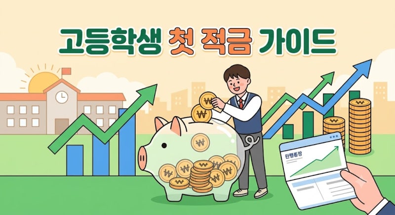 고등학생 첫 적금 추천 및 주의사항 총정리 (금리·가입서류·주택청약 팁)