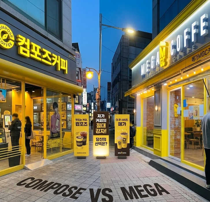 2026년 메가커피 컴포즈커피 창업 비용 및 점주 실제 순수익 비교