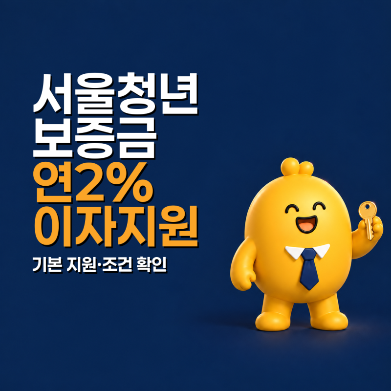 서울시 청년 임차보증금 이자지원, 연 2% 지원 혜택과 신청 조건