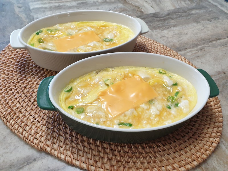 전자레인지 5분 완성 순두부 계란찜 다이어트 한 끼