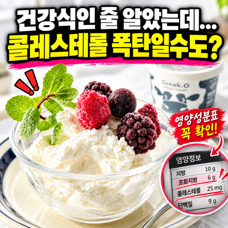 건강식인 줄 알고 매일 먹었는데… 그릭요거트, ‘이 숫자’ 확인 안 하면 낭패