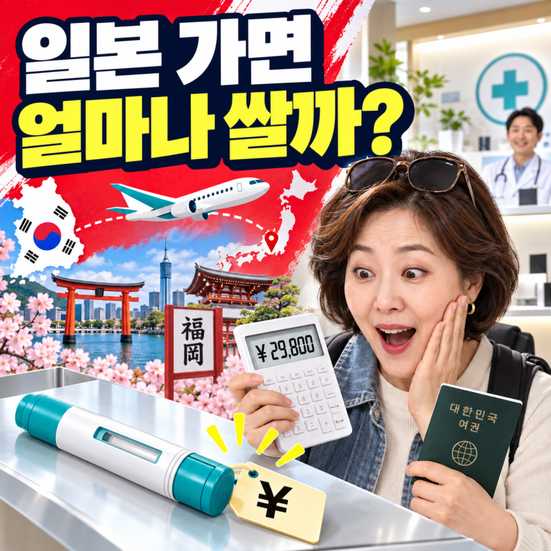 일본 마운자로 처방 병원·가격·비용 총정리｜후쿠오카 당일치기로 얼마나 절약할까?