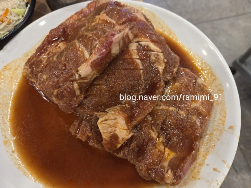 사가정역:) 구워주는 돼지갈비 맛집 흥부골숯불돼지왕갈비♡솔직 후기