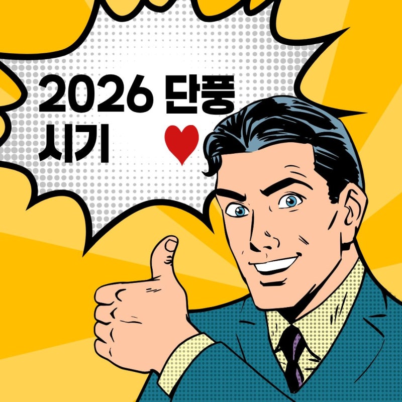 2026 단풍 시기 언제가 가장 예쁠까?｜설악산·내장산·지리산 첫 단풍과 절정 예상 총정리