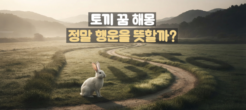 토끼 꿈 해몽｜흰 토끼·큰 토끼·토끼를 잡는 꿈이 전하는 행운과 변화의 의미