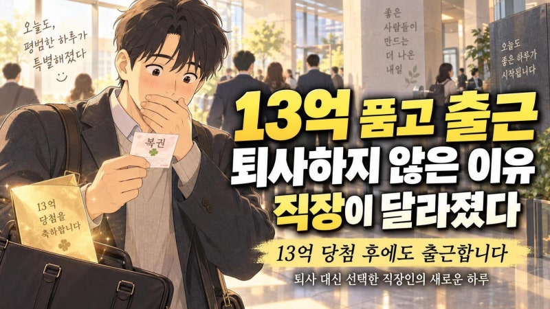 로또 1등도 출근합니다 이준혁 드라마 기본정보·등장인물·방영일정·원작 총정리