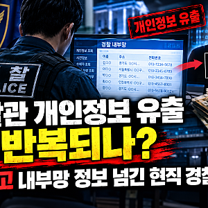 경찰관 개인정보 유출 왜 반복되나? 돈 받고 내부망 정보 넘긴 현직 경찰 체포