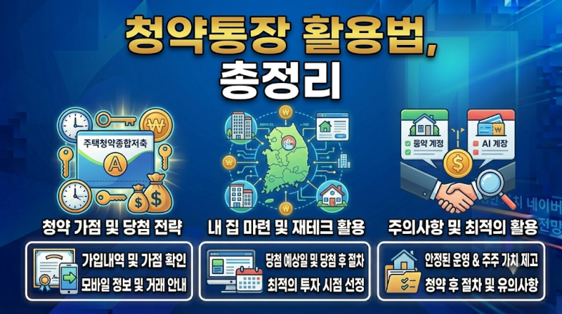 무조건 많이 넣으면 정말 유리할까? 청약통장 활용법 총정리, 납입금액·소득공제·공공분양....