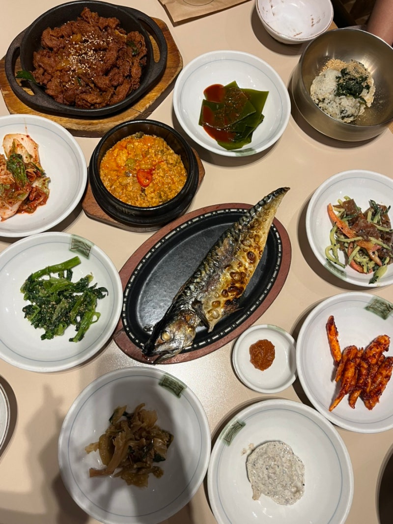 안산 맛집 한식 영월애곤드레 안산점 추천 솔직후기 주차정보 ft.제육볶음 고등어구이 강된....