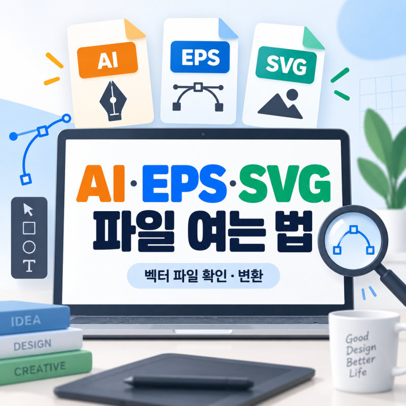 AI·EPS·SVG 파일 여는 법｜일러스트레이터 없이 로고 벡터 파일 확인·변환하는 방법