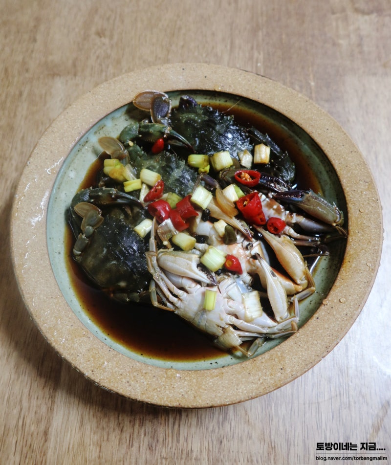 간장게장 황금레시피 1kg 간장게장 만들기