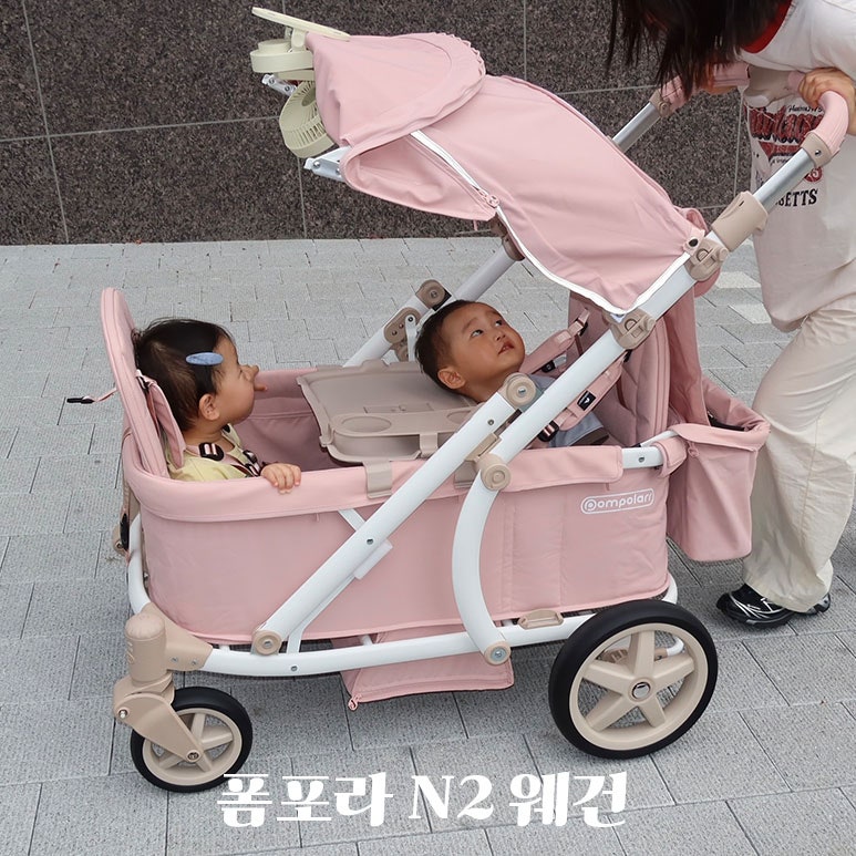유모차웨건 쌍둥이육아템 폼포라 N2웨건 후기