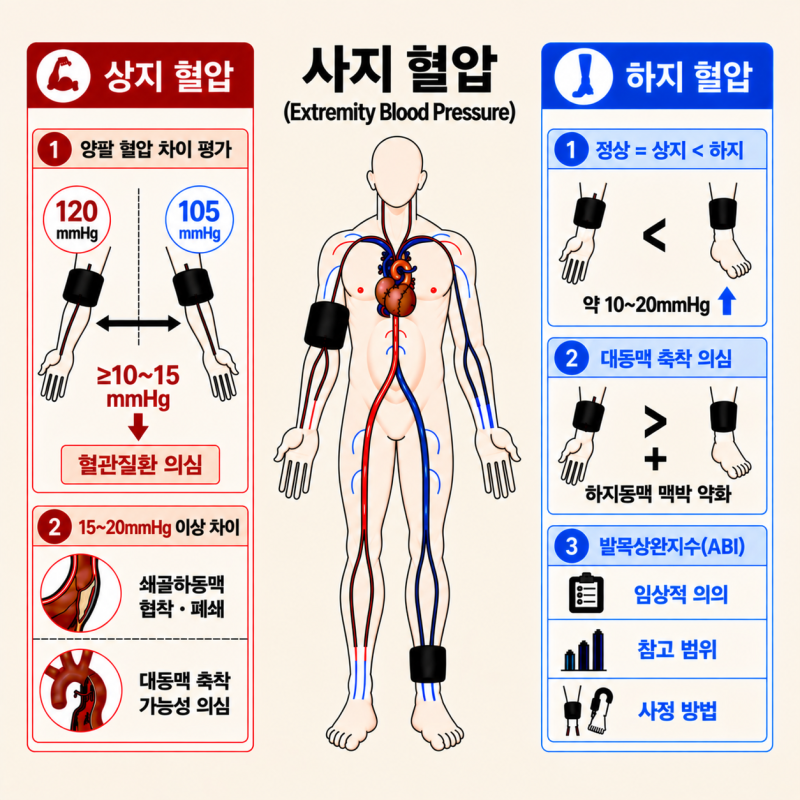 [기본개념 #3] 사지혈압(Extremity Blood Pressure)