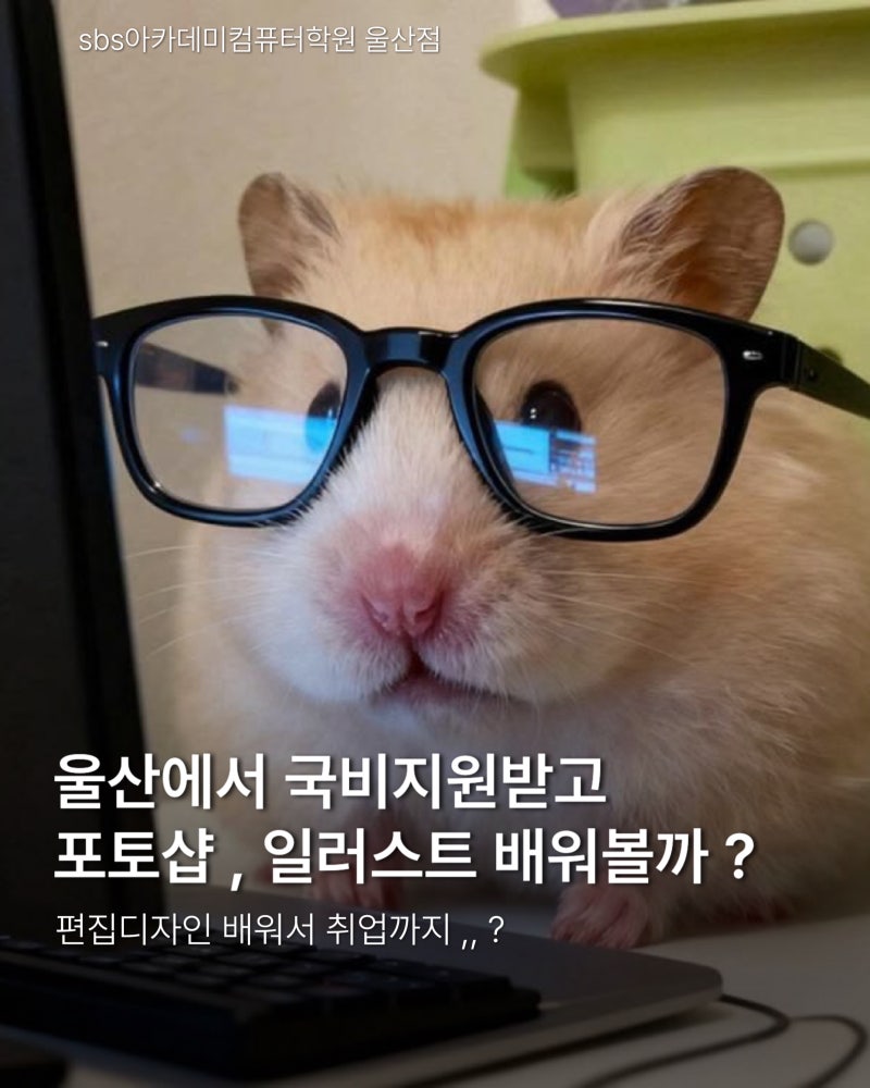 울산 편집디자인 국비지원 모집｜조건 맞으면 교육비 지원받고 배우자