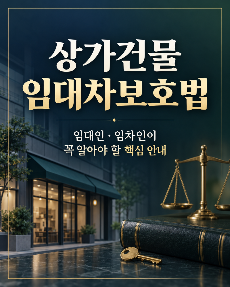 상가건물 임대차보호법 쉽게 정리｜계약갱신 10년·월세 5%·권리금·확정일자