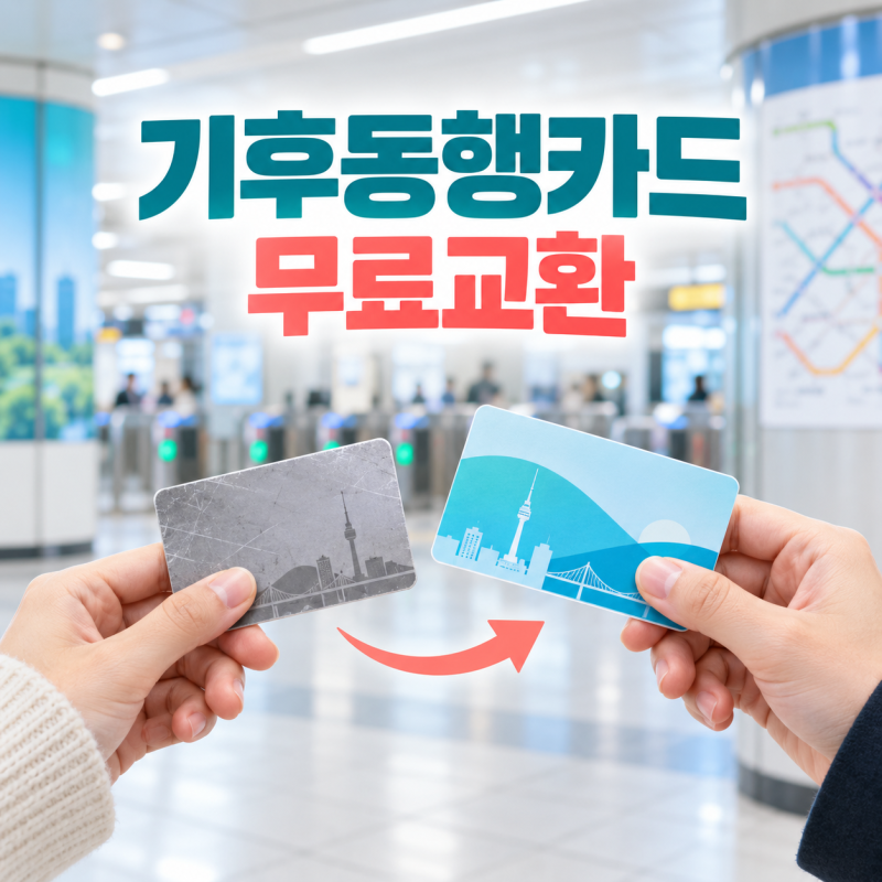 기후동행카드 무료교환 어디서? 12개 지하철역·10월 2일 마감 총정리