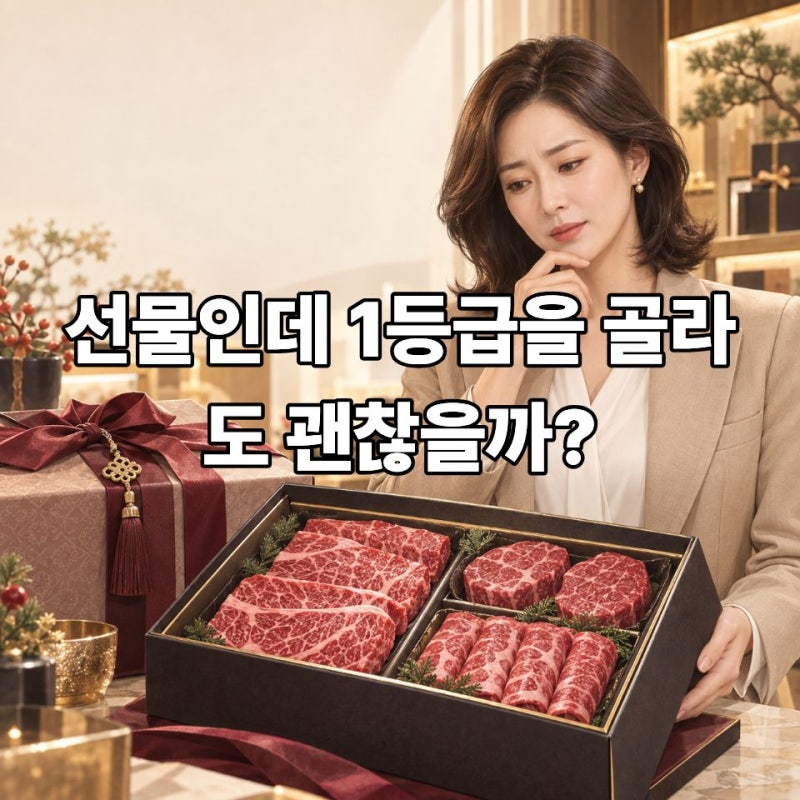 농협 안심한우 선물세트 비교, 1등급 9만9천원 vs 1++ 투뿔 15만4천원 뭐가 좋을까?
