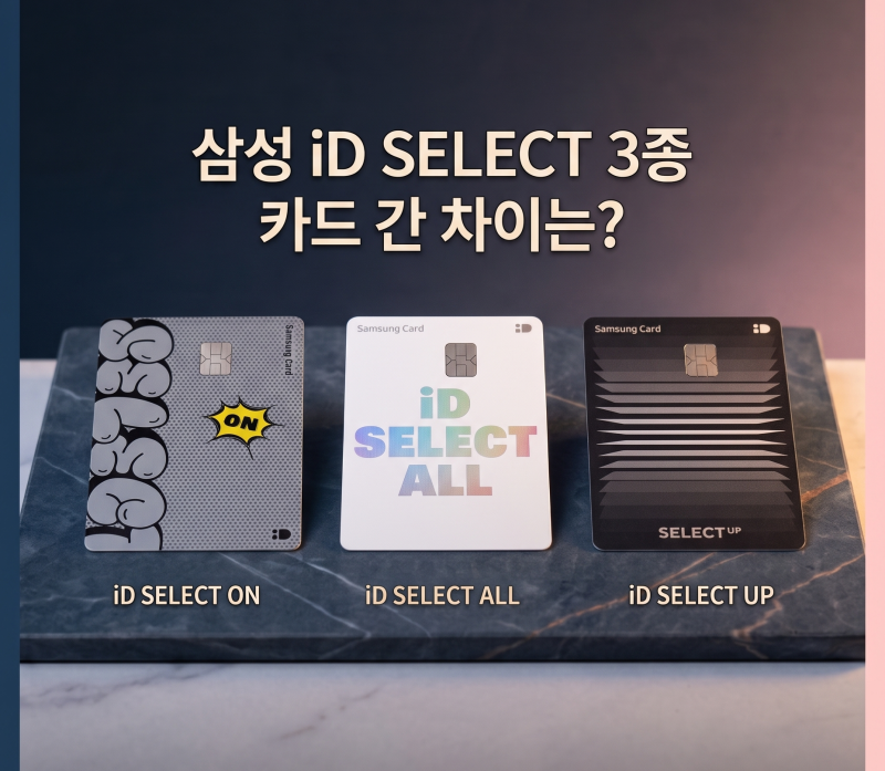 "삼성 iD SELECT 3형제, 이름은 비슷한데 혜택은 어떻게 다를까?"