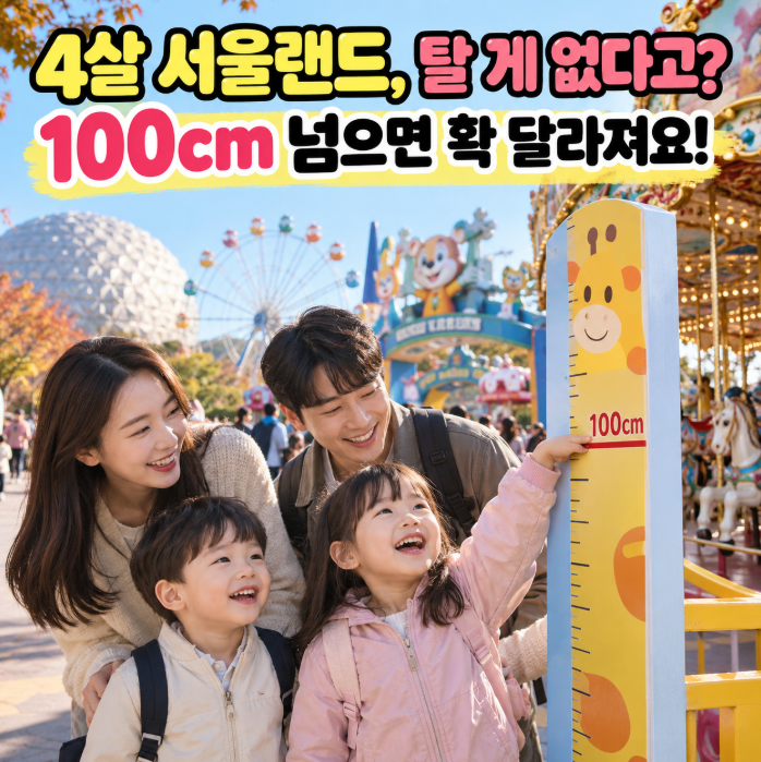 과천 서울랜드 4살 아이랑 가볼만한곳, 탈것 몇 개나 가능할까? 키 제한·할인·주차 총정리