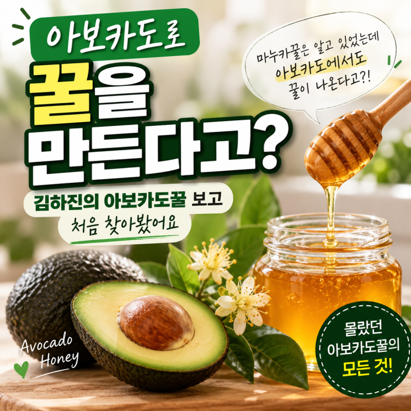 김하진 아보카도꿀이 뭐길래? 홈쇼핑 보다가 궁금해서 찾아봤어요