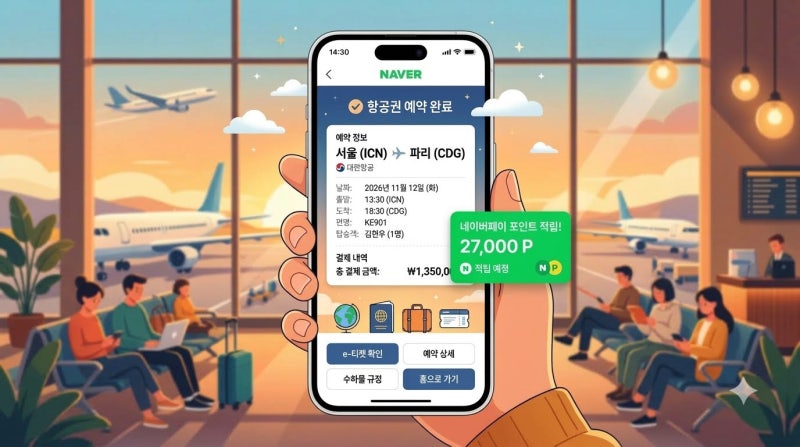 ✈️ 트리니티 항공권 예매할 때 네이버페이 결제가 필수인 이유!