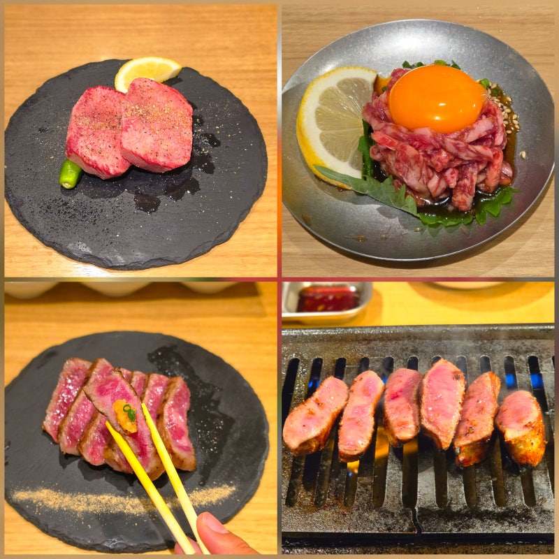 나고야 사카에 맛집 추천 야키니쿠 톤비 우설