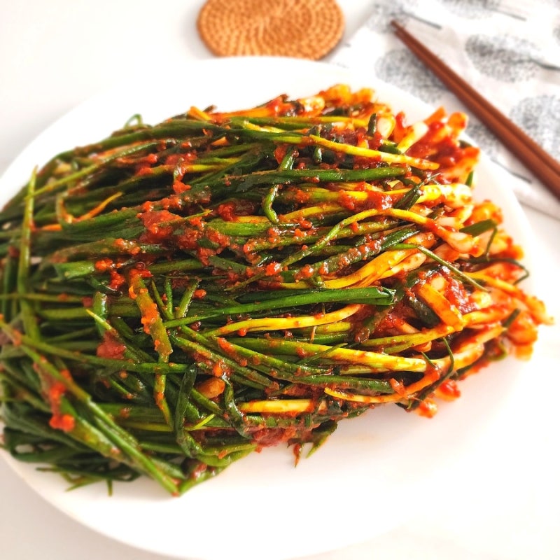 파김치 담그는 법 절이지 않고 담그는 쪽파김치 500g 레시피