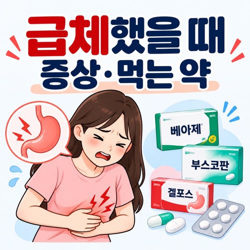 급체했을 때 먹는 약 증상 따라 골라 먹자