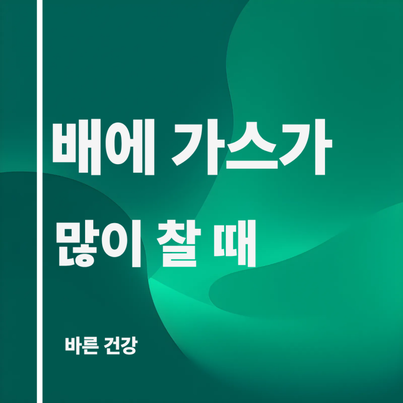 배에 가스가 많이 차요 원인 복부 팽만감 가라앉히는법