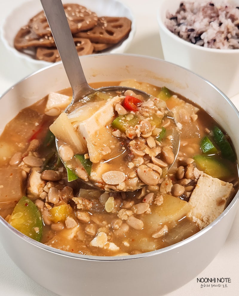 청국장맛있게끓이는법 청국장찌개 레시피 담백하고 구수하게