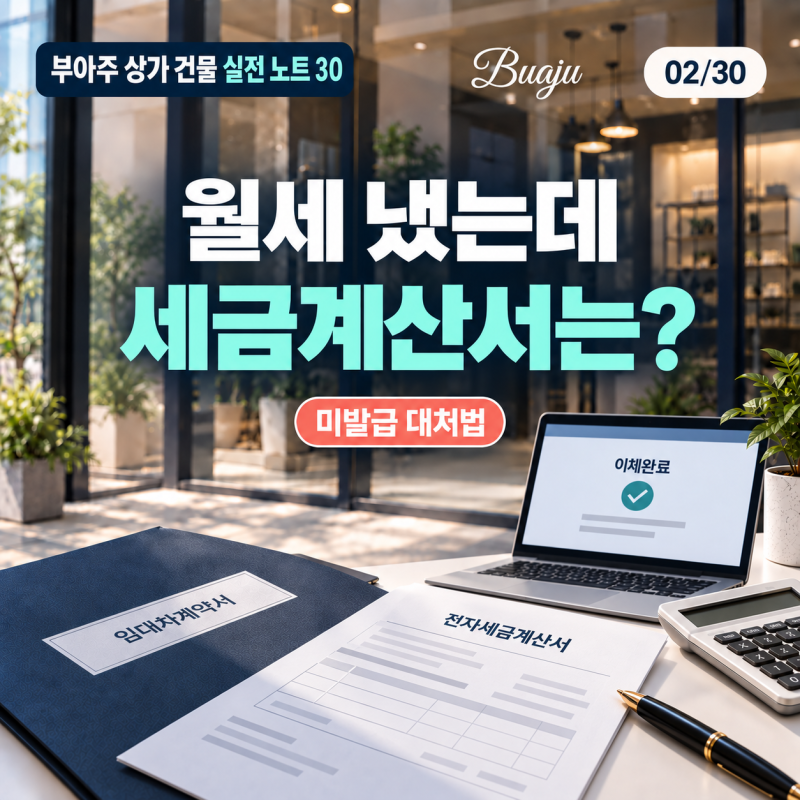 상가 월세 세금계산서 발급, 임대인이 안 해주면? 임차인 대처법