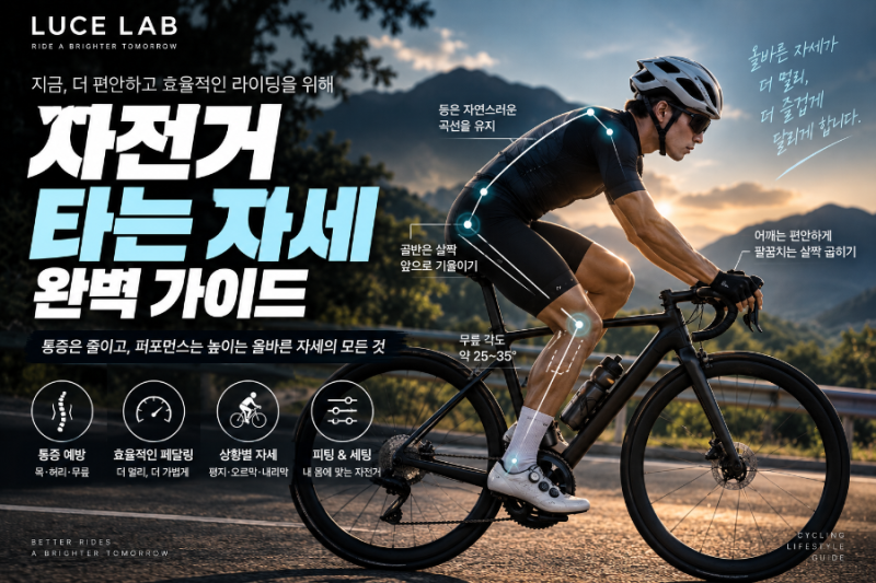 로드자전거 타는 자세 제대로 잡는 법｜안장·상체·팔·손목·무릎 기본 포지션 가이드