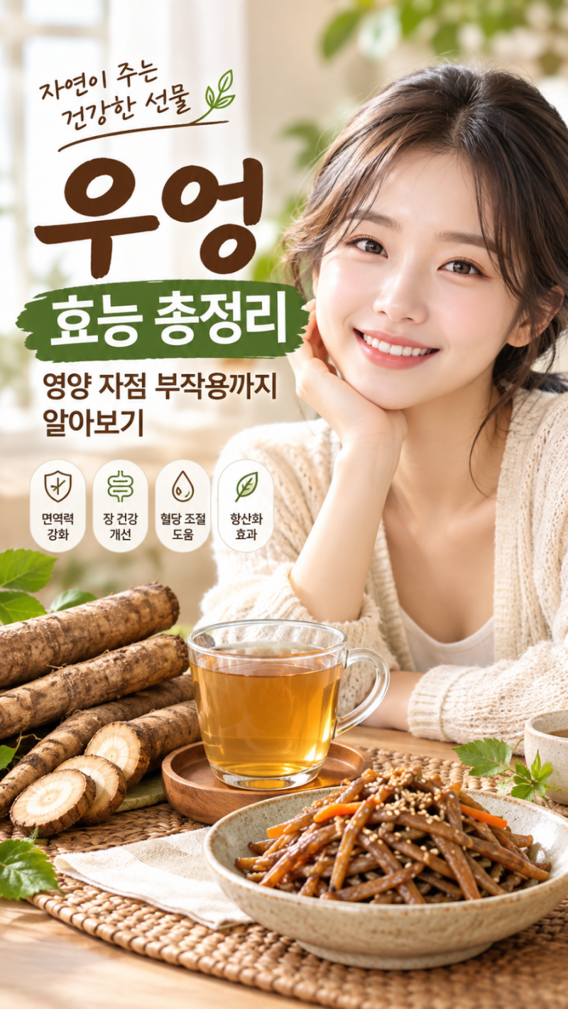 우엉 효능 총정리 영양 장점 부작용까지 알아보기