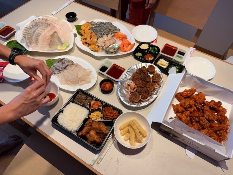 양양 설해원 맛집 송이닭강정 양양바다 회포장 후기