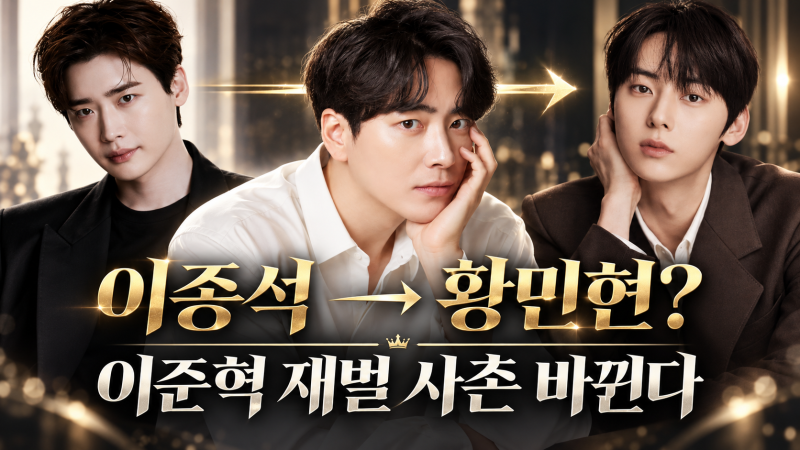 로또 1등 이준혁 사촌, 이종석 대신 황민현? 뜻밖의 캐스팅 변화