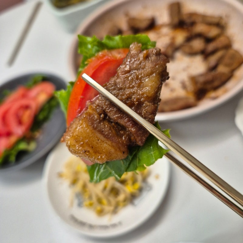 돼지목살 갈비 레시피, 간단한 갈비양념에 재워 구워봤어요