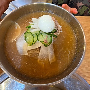 [파주맛집]파주 문산 냉면 맛집 모아냉면 블루리본 맛집 내돈내산 가족 외식 후기
