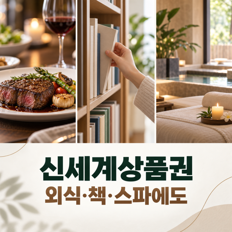 신세계상품권 사용처, 이마트에서만? 외식에도 쓰는 법과 모바일 교환