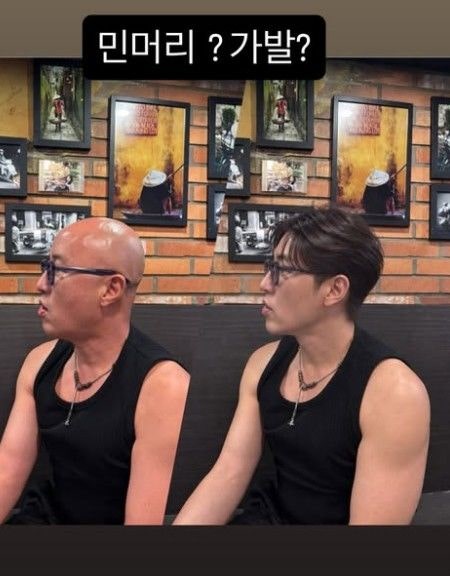 "가발 아니야?" 홍석천이 갑자기 올린 사진 한 장, 팬들 의견 갈린 이유