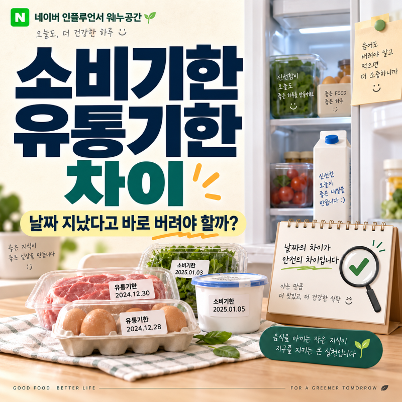 소비기한 유통기한 차이 알아봤더니, 지나도 먹는 기준이 따로 있었다