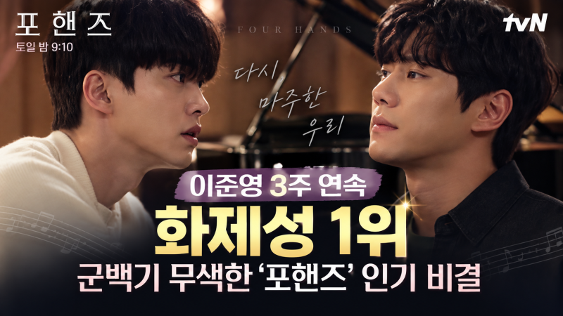 이준영 3주 연속 화제성 1위｜군백기 무색한 '포핸즈' 인기 비결