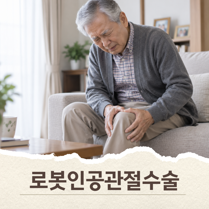 “부모님 인공관절수술, 로봇으로 하는 게 더 나을까요?” 일반 수술과 다른 점