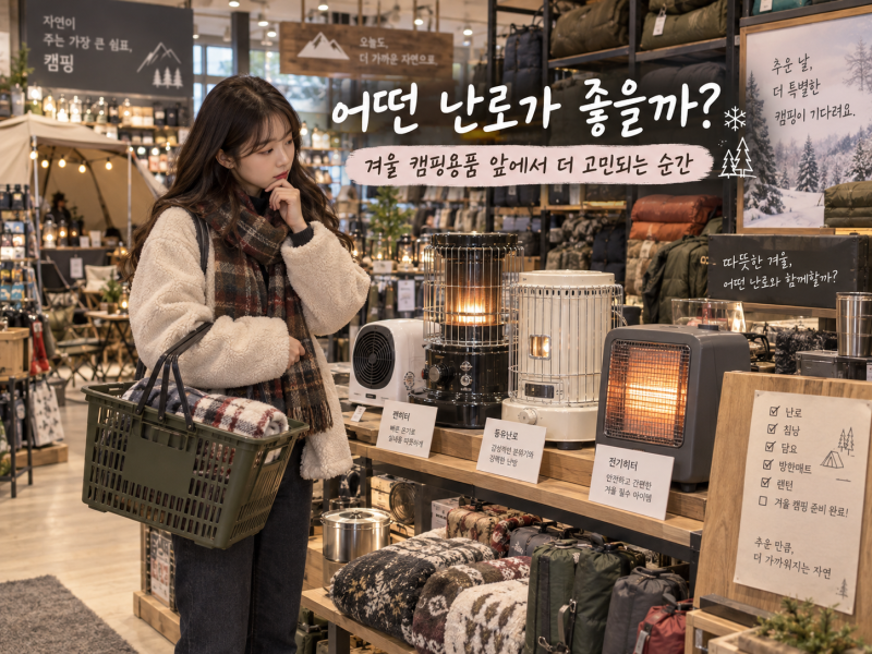 캠핑장 전기 1100W라더니 왜 600W? 팬히터 등유난로 전기히터 비교