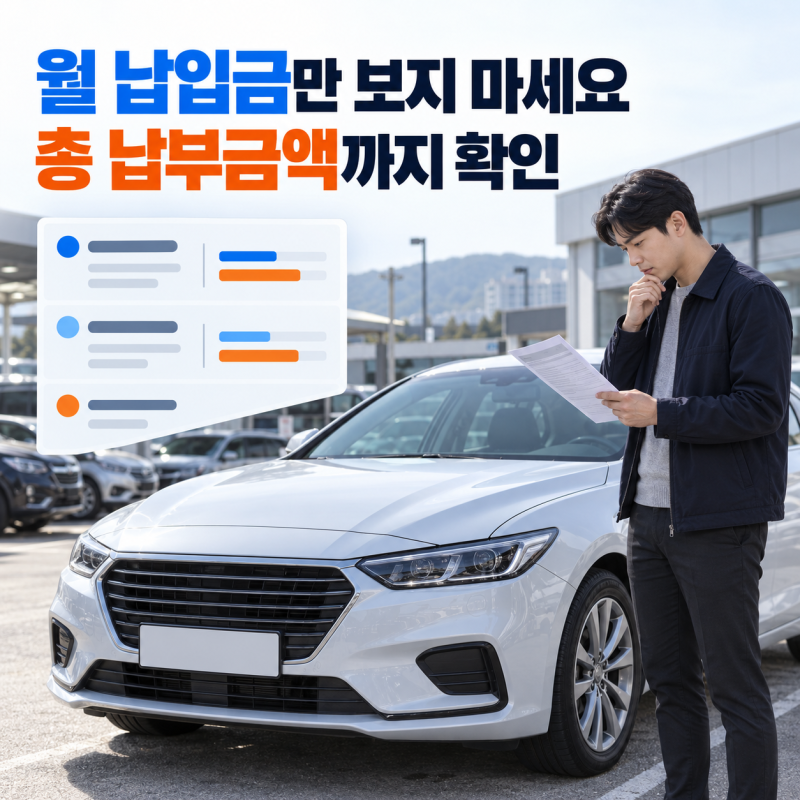 중고차 할부, 몇 년으로 잡아야 부담이 적을까? 구매 전 꼭 따져볼 기준