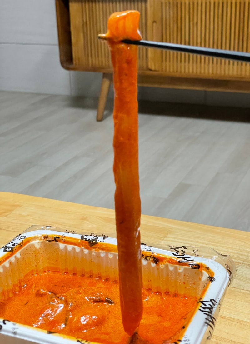 배떡 로제떡볶이, 떡 빼고 분모자+중국당면으로 먹어본 후기