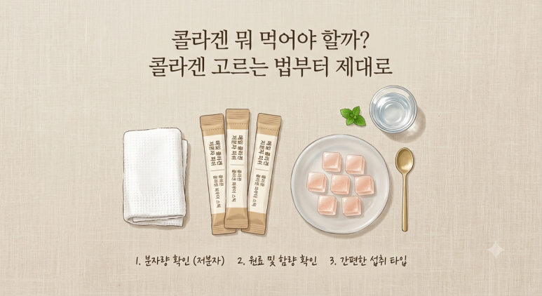 콜라겐 추천 전에 꼭 확인할 4가지, 콜라겐 고르는 법 총정리