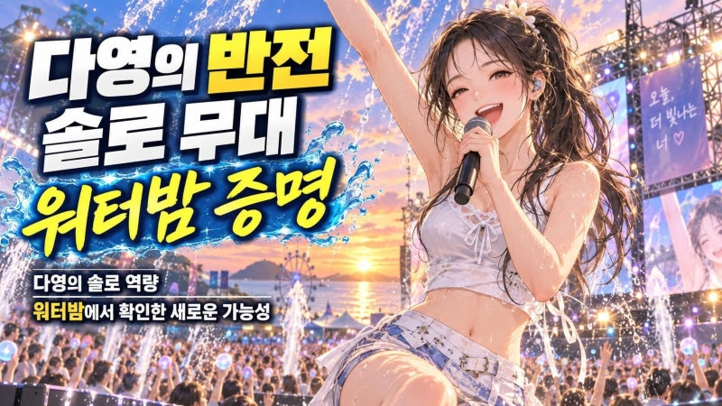 우주소녀 다영, 워터밤에서 증명한 솔로 아티스트의 진짜 가능성